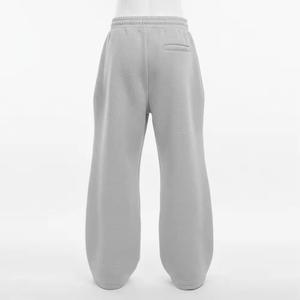Pantalones Deportivos de Felpa de Algodón Grueso de Primera Calidad, Transpirables, de Secado Rápido, Casuales, de Invierno, de Color Medio, de Pierna Ancha - Product Image 2