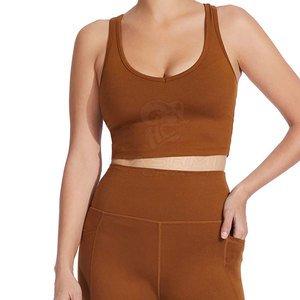 Sujetador deportivo elástico y suave con correas traseras ajustables diseñadas para brindar máxima comodidad para el entrenamiento físico - Product Image 5