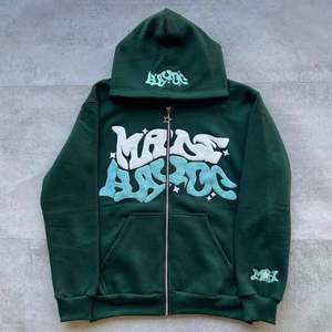 Sweat-shirt à capuche noir pour homme avec fermeture éclair intégrale, service OEM, pour streetwear, veste tricotée d'hiver, 100% coton, uni, décontracté, séchage rapide, avec poche - Product Image 4