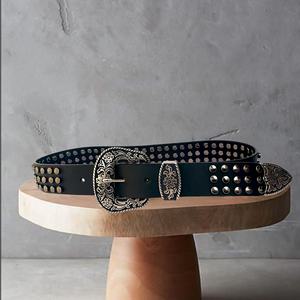 เข็มขัดหนังวัวสไตล์ตะวันตกประดับพลอยเป็นประกายวิบวับสไตล์คาวบอยจากผู้ผลิตอินเดียขายส่งต่างประเทศ - Product Image 2