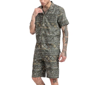 Top Quality 2026 Wholesale Rate Pakistan Manufacturer Men Printed T-Shirt Shorts <b>Set</b> Trendy Look Pure Branded Colors Shorts - Product Image 1