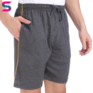 Classical Trendy Product Gray Color Own Logo Breathable Highest Quality Fully Customized <b>Hip</b> Hop 100 Percent Cotton Men's Shorts - Product Image 6