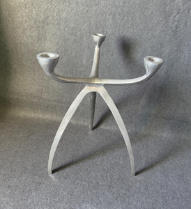 Silver Metal <b>Tapered</b> <b>Candle</b> Holders for Home Office Hotel Living Room & Festival Decoration Dining Table Decor - Product Image 3