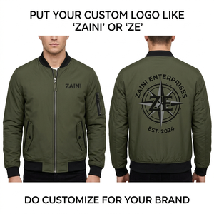 Chaqueta Bomber Unisex Cortavientos de Invierno, Premium, 320 GSM, Algodón, Poliéster, Forro Polar, Color Granate, con Parche de Chenilla Personalizado Bordado, con Capucha - Product Image 1