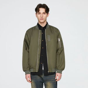Breathable Outdoor Fashion Men's Bomber Jackets Casual Waterproof Blank Lightweight Zipper Up Bomber Jacket for Adults <b>Boys</b> - Product Image 1