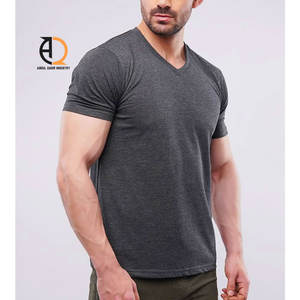 T-shirt personnalisé avec logo, manches courtes, coton, couleur unie, grande taille pour homme, t-shirt de mode quotidien - Product Image 4