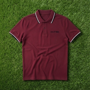 <b>Men's</b> <b>Burgundy</b> Solid Knitted 100% Cotton for <b>Shirt</b> Quick Dry Short Sleeve Casual Business Uniform OEM ODM Wholesale - Product Image 5