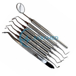 Kit Premium de 7 Piezas para Restauración Dental con Composite, Instrumentos de Acero Inoxidable para Colocación Anterior y Posterior con Espejo - Product Image 5