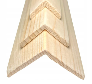 Moldura de Madera Dura en Cuadrante y con Perlas (Moldura de Esquina) - Product Image 4