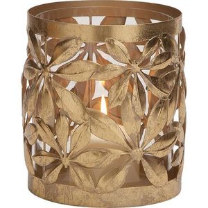Silver <b>Star</b> Design Lantern with <b>Star</b> Cutouts for Candles Decorative Candle Holder for Holiday and Party Home Decor <b>Lighting</b> - Product Image 2
