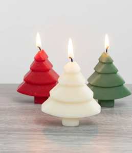 Bougie pilier en forme de sapin de Noël 3D |   Fait main, kawaii, parfumé |   pour Noël, Thanksgiving, le Ramadan, la décoration et les occasions festives - Product Image 1