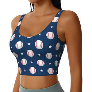 Soutien-gorge de sport sans bretelles grande taille pour femme, haute performance, avec logo frontal, séchage rapide, coussinets amovibles, idéal pour le yoga et l'entraînement physique - Product Image 2