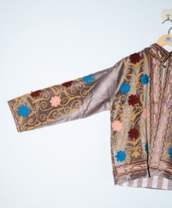 Velvet Knitted Embroidered Cotton Lined <b>Jacket</b> <b>Women</b> Boho Floral Suzani Design Ethnic Handmade Coat Winter/<b>Spring</b>/Summer - Product Image 3