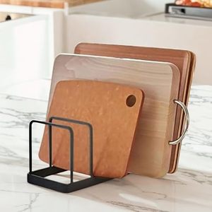 Minimalist Metal <b>Plate</b> Rack <b>Standing</b> Type Rectangular Single Tier Durable Kitchen Storage Holder for Tableware - Product Image 4