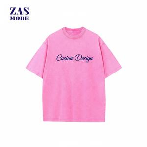 T-shirt décontracté surdimensionné pour homme, style streetwear hip-hop personnalisé, 100% coton, écologique, séchage rapide, logo au dos, impression DTG - Product Image 1