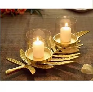 Handcrafted Metal Tealight Candle Holder Diwali Decoration Candle <b>Stand</b> Home Decor - Product Image 6