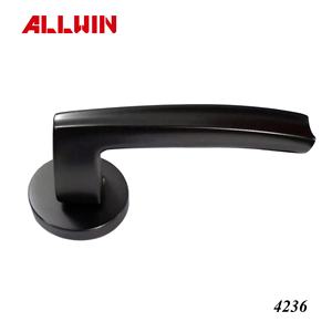 Poignée de porte de haute qualité avec plaque frontale en acier inoxydable ou en laiton, accessoires pour portes et fenêtres - Product Image 4