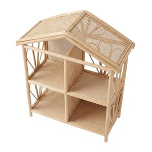 Boho Rattan Baby <b>Doll</b> House <b>Doll</b> House Accessories <b>Doll</b> House For Girls Big <b>Doll</b> House Vietnam Factory - Product Image 1