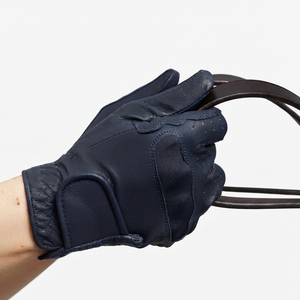 Gants d'été en cuir OEM respirants unisexes pour sports équestres, noirs, à forte adhérence, vente en gros pour le Pakistan 2026 - Product Image 4