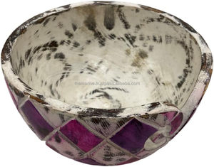 Diseño atractivo de aspecto espléndido, almacenamiento de hilo de madera hecho a mano Multicolor, cuenco de ganchillo para tejer, decoración, dispensador de hilo funcional - Product Image 1