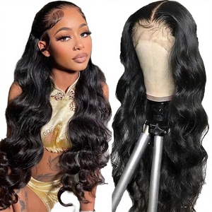 Cheveux humains vietnamiens, 24 pouces, cheveux vierges ondulés, belle perruque pour femmes sans colle, closure 5x5 - Product Image 1