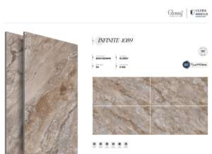 กระเบื้องพอร์ซเลนเกรดพรีเมียมผิวมันขนาดใหญ่พิเศษ 800x1600 1200x1800 750x1500 มม. สำหรับโครงการวิลล่า โรงแรม และเชิงพาณิชย์ - Product Image 3