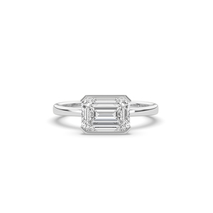 Unique 2.40Ct <b>Emerald</b> Brilliant Lab Diamond <b>Ring</b> 925 Sterling <b>Silver</b> <b>Ring</b> Lightweight Style Engagement Jewelry For Anniversary - Product Image 2