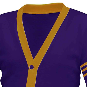 Made Your Custom High-quality V-neck <b>Sweaters</b> for sorority/Fraternity/ Schools/Colleges/Universities Logos Knitted <b>Cardigans</b> - Product Image 2