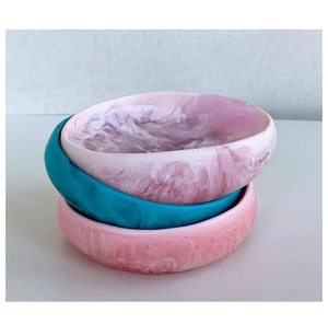 Bol en résine de conception nouvelle, bol décoratif en forme de pétale, pour la table à manger, la maison, l'hôtel, le restaurant, les fêtes, les événements, les festivals, bol à salade personnalisé - Product Image 1