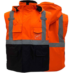 Sweat-shirt de travail imperméable sur mesure, grande taille, avec capuche, réfléchissant, haute visibilité, OEM, haute qualité, unisexe - Product Image 5