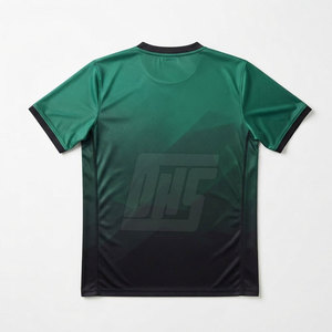 Maillot de sport col en V haute performance à manches courtes respirant pour l'entraînement des clubs sportifs - Product Image 2