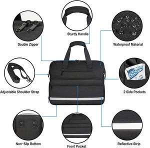 Bolsa de Viaje Médica Impermeable de Oxford, Maletín Clínico de Gran Capacidad con Asas Reforzadas para Recorridos Diarios - Product Image 4