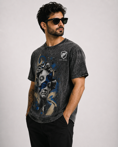 T-shirts pour hommes effet délavé, design unique, 100% coton respirant, prix de gros, avec services OEM - Product Image 4