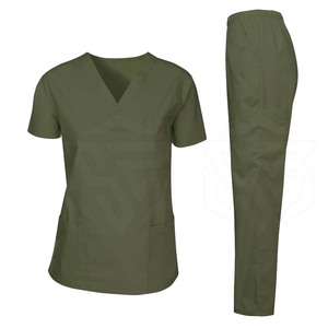 Conjunto de Uniforme Médico de Mezclilla Ligero y Cómodo con Tecnología Antiestática y Costuras Sin Costuras para Doctores y Hospitales - Product Image 2