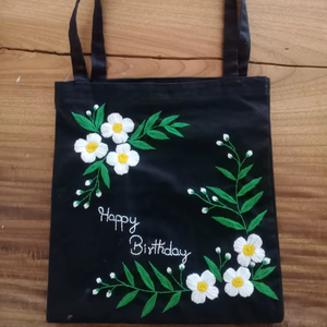 Sac fourre-tout réutilisable en toile de coton avec logo personnalisé, écologique, pour courses, en tissu épais et durable - Product Image 1