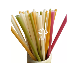 Pajitas de Harina de Arroz Ecológicas, Seguras y Limpias MOST WANTED 2026, Pajitas Comestibles 100% Vegetales, Ideales para Bebidas Frías y Fiestas - Product Image 1