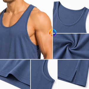โครงสร้างน้ำหนักเบาช่วยให้เคลื่อนไหวสะดวก พร้อมเสื้อกล้าม Man Tank Top ที่สวมใส่สบายสำหรับการเดินทางและกิจวัตรประจำวัน - Product Image 5