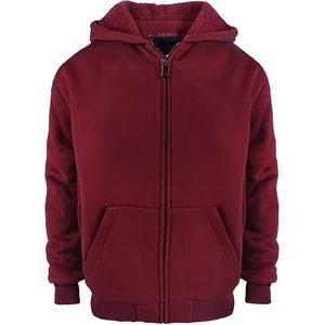 Sweat-shirts à capuche zippés personnalisés avec broderie pour le sport et les loisirs – Fabricants - Product Image 1
