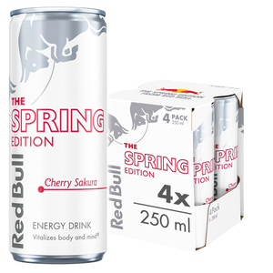 Boisson énergisante Red Bull Cherry Sakura 250 ml, best-seller, boost parfait à tout moment, boisson énergisante de qualité professionnelle 250 ml - Product Image 1