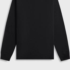 Sweat-shirt pour homme au design minimaliste, couleur unie, coutures de haute qualité avec ourlet côtelé, pour les acheteurs en gros, design décontracté. - Product Image 6