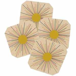 Posavasos Cuadrados de Lujo con Recubrimiento Epóxico, Acabado Brillante Artístico, Resistentes al Calor, Ecológicos, Duraderos, 8mm/5mm, Elegantes - Product Image 5