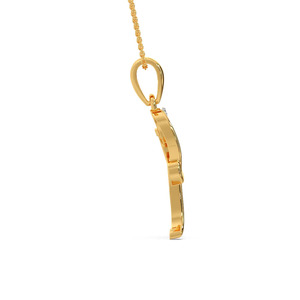 สร้อยคอจี้เพชรรูปหัวใจเชื่อมต่อกัน - Product Image 3