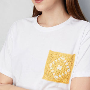 T-shirts pour femmes de haute qualité, imprimés, broderie personnalisée, été, 100% coton, respirant, coupe ajustée - Product Image 3