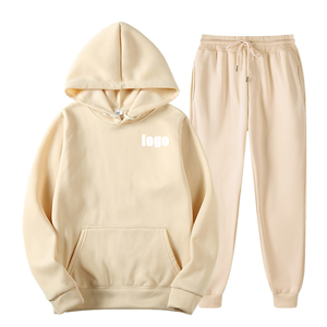 Ensemble de survêtement pour homme, très vendu, confortable, léger, couleur unie, 100% coton, sweat à capuche, ensemble de jogging, OEM - Product Image 4