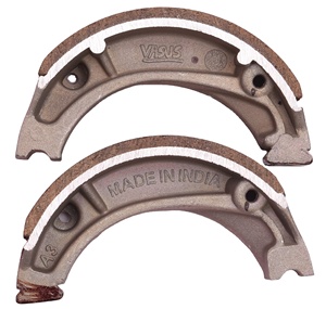 Plaquettes de frein arrière authentiques Vasus Hero Splendor modèle HH en aluminium, neuves, fiables, pour frein à tambour, composant de moto - Product Image 5