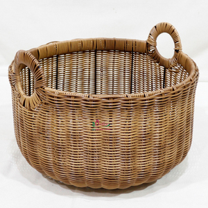 Artex Dong Thap CH4968A Plastic <b>Basket</b> with Cover Collapsible <b>Laundry</b> <b>Basket</b> <b>Wicker</b> <b>Basket</b> Plastic Liner Folding Picnic <b>Basket</b> - Product Image 2