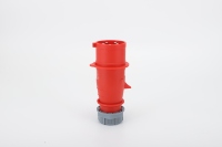 IP65 Wasserdichte Industrielle 4-fach Steckdose 3-polig 16A/32A AC-Steckdose mit Nylonbuchse SDK Ohne Erdung