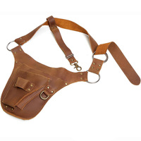 Sac à outils de jardinage multi-poches, sac de rangement portable en cuir PU, pochette organisatrice d'outils à la taille, grande capacité, sac de rangement extérieur