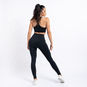 Leggings Deportivos para Mujer, Conjunto de Dos Piezas para Fitness, Ropa Deportiva para Gimnasio, Yoga, Spandex Sin Costuras - Product Image 5