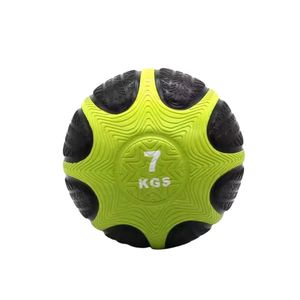 Balones Medicinales de Goma Texturizada Color Negro Lima, Alta Adherencia, Núcleo Denso, Acabado Antideslizante, Balones Medicinales Duraderos para Entrenamiento - Product Image 3
